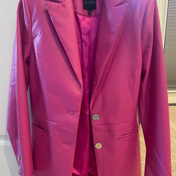 DALLAS RECYCLED LEATHER BLAZER